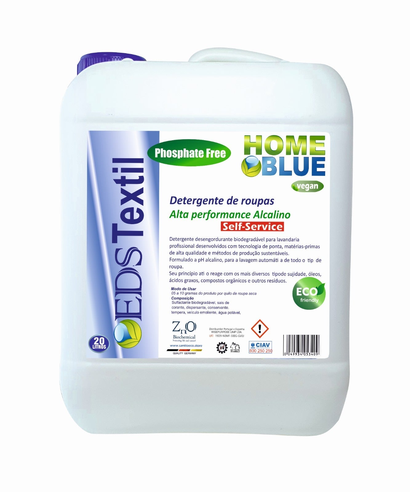 Home Blue Detergente de Roupas EDS Textil Self Service