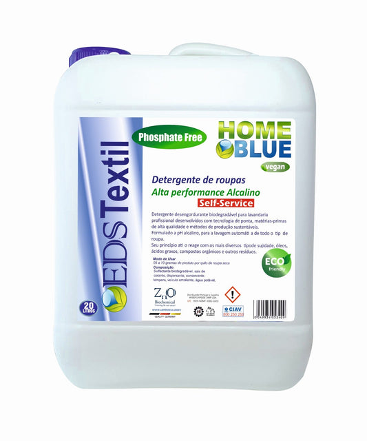 Home Blue Detergente de Roupas EDS Textil Self Service