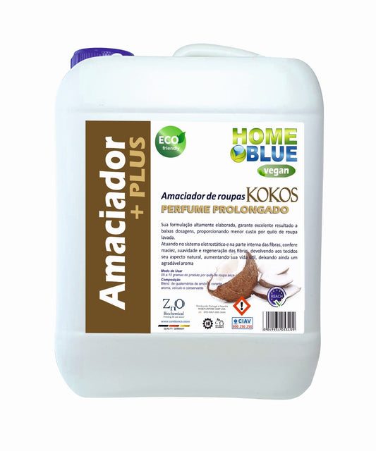 Home Blue Amaciador de Roupas Perfume Prolongado Kokos
